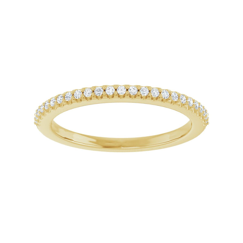1/6 ct tw Shared-Prong Lab Grown Anniversary Band in 14K White Go... - view 3