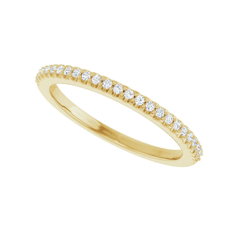 1/6 ct tw Shared-Prong Lab Grown Anniversary Band in 14K White Go... - view 5