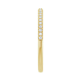 1/6 ct tw Shared-Prong Lab Grown Anniversary Band in 14K White Go... - view 4