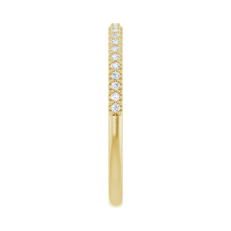 1/6 ct tw Shared-Prong Lab Grown Anniversary Band in 14K White Go... - view 4