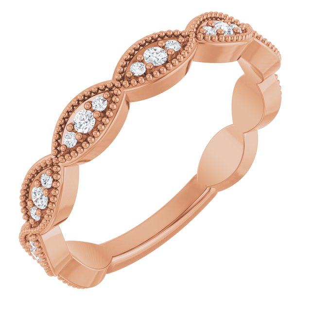 The Vera — Diamond Anniversary Band - Rose