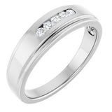 Five-Stone Band — 2 mm Round (122788)