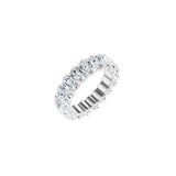 3 3/4 ct tw Eternity Lab Grown Anniversary Band in 14K White Gold...
