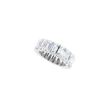 10 1/5 ct tw Eternity Lab Grown Anniversary Band in 14K White Gol... - view 5