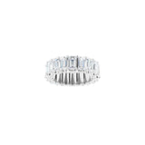 10 1/5 ct tw Eternity Lab Grown Anniversary Band in 14K White Gol... - view 3
