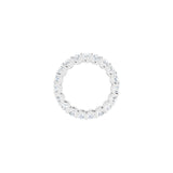 3 3/4 ct tw Eternity Lab Grown Anniversary Band in 14K White Gold... - view 2