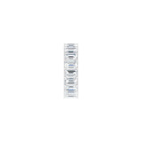 10 1/5 ct tw Eternity Lab Grown Anniversary Band in 14K White Gol... - view 4