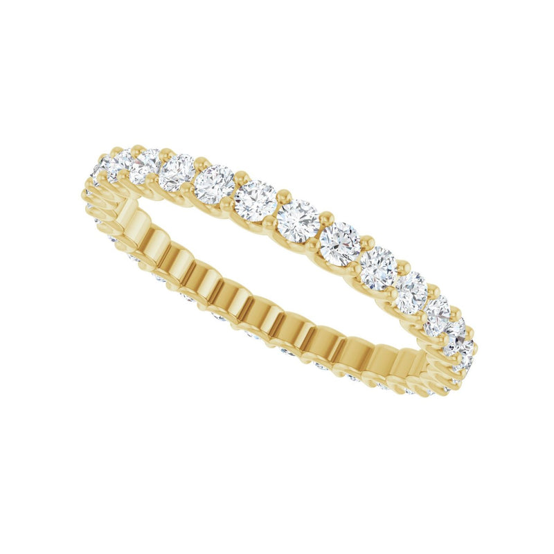 1 1/2 ct tw Eternity Lab Grown Anniversary Band in 14K White Gold... - view 5