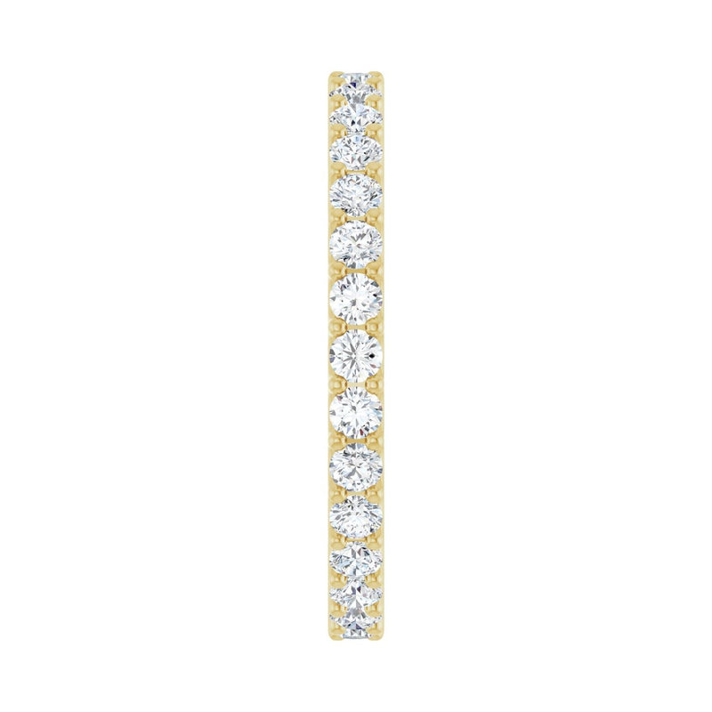 1 1/2 ct tw Eternity Lab Grown Anniversary Band in 14K White Gold... - view 4