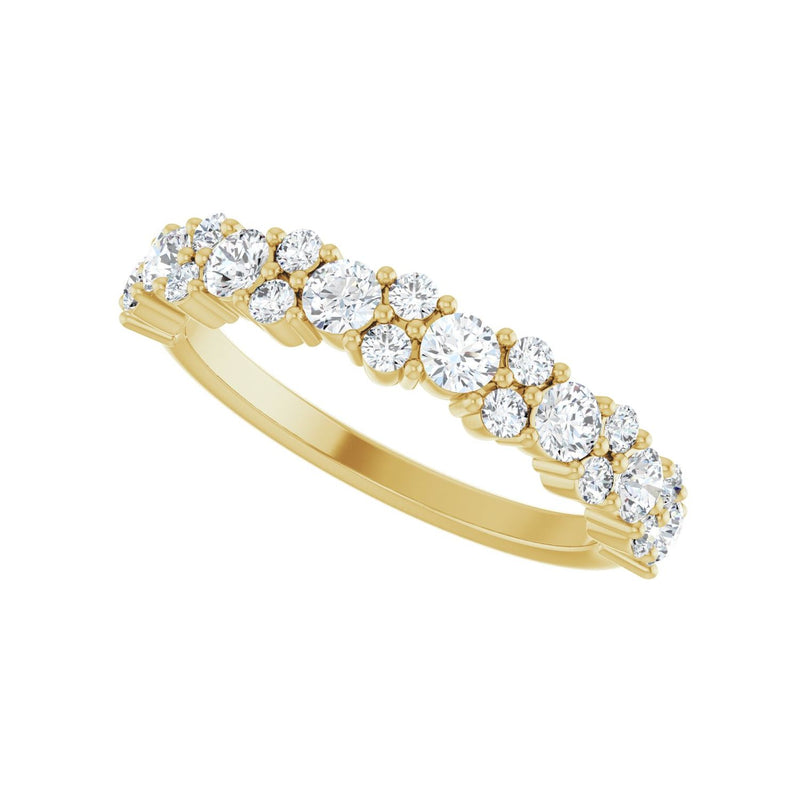 9/10 ct tw Diamond Lab Grown Anniversary Band in 14K White Gold... - view 5