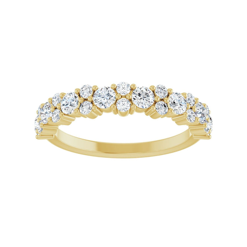9/10 ct tw Diamond Lab Grown Anniversary Band in 14K White Gold... - view 3