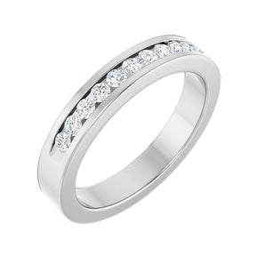 1/3 ct tw Diamond Lab Grown Anniversary Band in 14K White Gold...