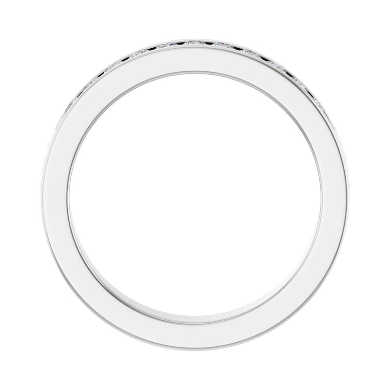 1/3 ct tw Diamond Lab Grown Anniversary Band in 14K White Gold... - view 2
