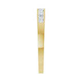 1/3 ct tw Channel-Set Lab Grown Anniversary Band in 14K White Gol... - view 4