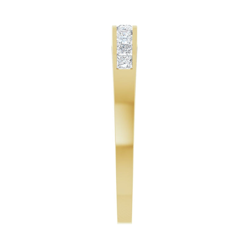 1/3 ct tw Channel-Set Lab Grown Anniversary Band in 14K White Gol... - view 4