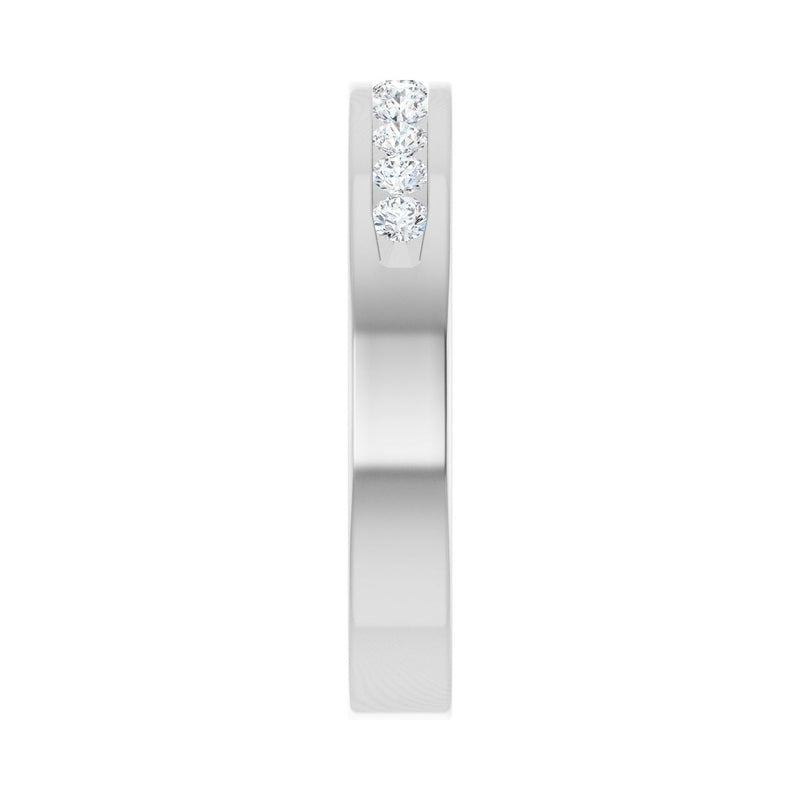 1/3 ct tw Diamond Lab Grown Anniversary Band in 14K White Gold... - view 4