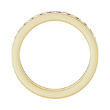 1/2 ct tw Channel-Set Lab Grown Anniversary Band in 14K White Gol... - view 3