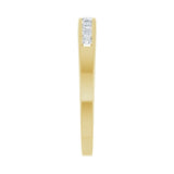 1/4 ct tw Channel-Set Lab Grown Anniversary Band in 14K White Gol... - view 4