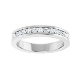 1/3 ct tw Diamond Lab Grown Anniversary Band in 14K White Gold... - view 3