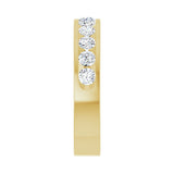 1 ct tw Channel-Set Lab Grown Anniversary Band in 14K White Gold... - view 3
