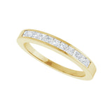 1/3 ct tw Channel-Set Lab Grown Anniversary Band in 14K White Gol... - view 5
