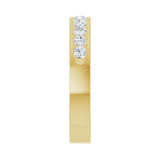 1/2 ct tw Channel-Set Lab Grown Anniversary Band in 14K White Gol... - view 5