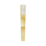 1/2 ct tw Channel-Set Lab Grown Anniversary Band in 14K White Gol... - view 4