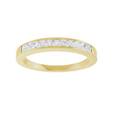 1/3 ct tw Channel-Set Lab Grown Anniversary Band in 14K White Gol... - view 3