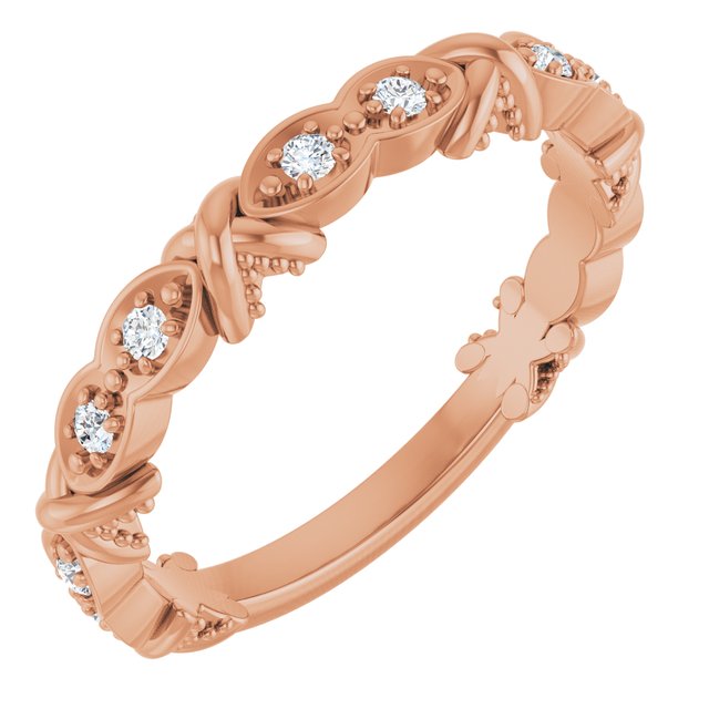 The Cielo — Diamond Anniversary Band - Rose