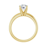 1 ct Round Lab Grown Diamond Solitaire Engagement Ring in 14K Whi... - view 2