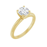 1 ct Round Lab Grown Diamond Solitaire Engagement Ring in 14K Whi...