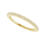 1/10 ct tw Diamond Lab Grown Anniversary Band in 14K White Gold... - view 5