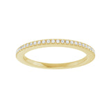 1/10 ct tw Diamond Lab Grown Anniversary Band in 14K White Gold... - view 3