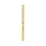 1/10 ct tw Diamond Lab Grown Anniversary Band in 14K White Gold... - view 4
