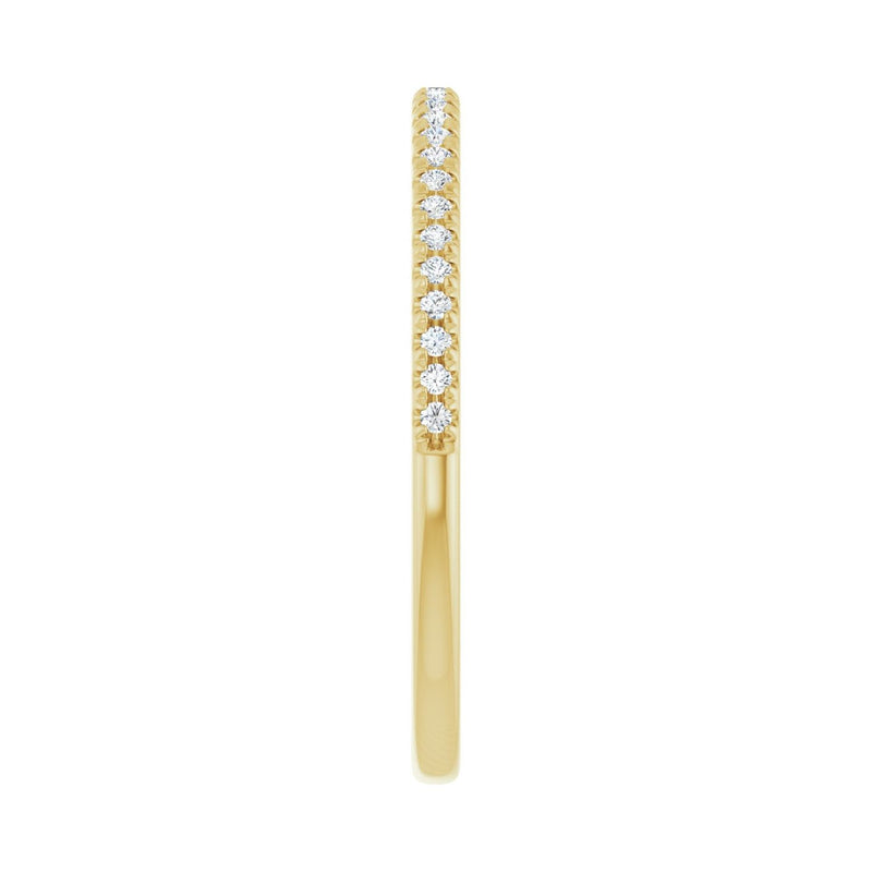 1/10 ct tw Diamond Lab Grown Anniversary Band in 14K White Gold... - view 4