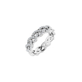 1/2 ct tw Eternity Lab Grown Anniversary Band in 14K White Gold...