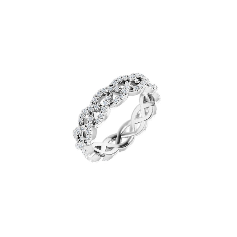 1/2 ct tw Eternity Lab Grown Anniversary Band in 14K White Gold...