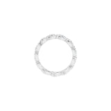 1/2 ct tw Eternity Lab Grown Anniversary Band in 14K White Gold... - view 2