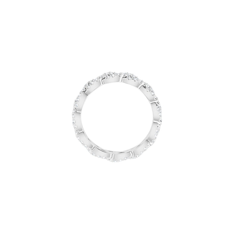 1/2 ct tw Eternity Lab Grown Anniversary Band in 14K White Gold... - view 2