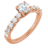 The Theodora Engagement Ring — Rose Gold