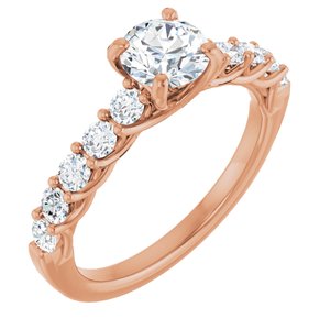The Theodora Engagement Ring — Rose Gold