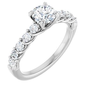 The Theodora Engagement Ring — White Gold