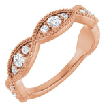The Zenobia — Diamond Anniversary Band - Rose