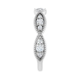 1/2 ct tw Diamond Lab Grown Anniversary Band in 14K White Gold... - view 4