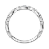 1/2 ct tw Diamond Lab Grown Anniversary Band in 14K White Gold... - view 2