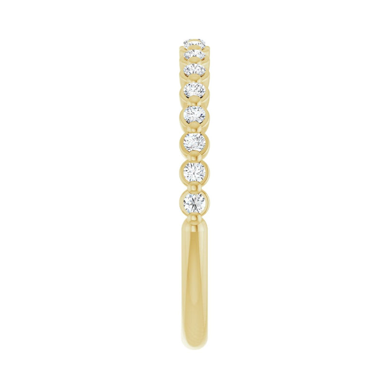 1 ct tw Diamond Lab Grown Anniversary Band in 14K White Gold... - view 4