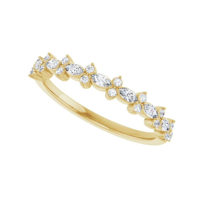 1/3 ct tw Diamond Lab Grown Anniversary Band in 14K White Gold... - view 5