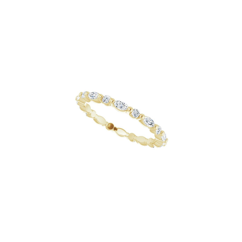 3/4 ct tw Eternity Shared-Prong Lab Grown Anniversary Band in 14K... - view 5