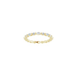 3/4 ct tw Eternity Shared-Prong Lab Grown Anniversary Band in 14K... - view 3