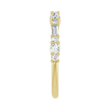 1/2 ct tw Diamond Lab Grown Anniversary Band in 14K White Gold... - view 4